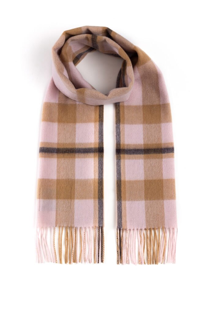 Edinburgh Cashmere DC Check Cashmere Scarf Vienna Eurovision